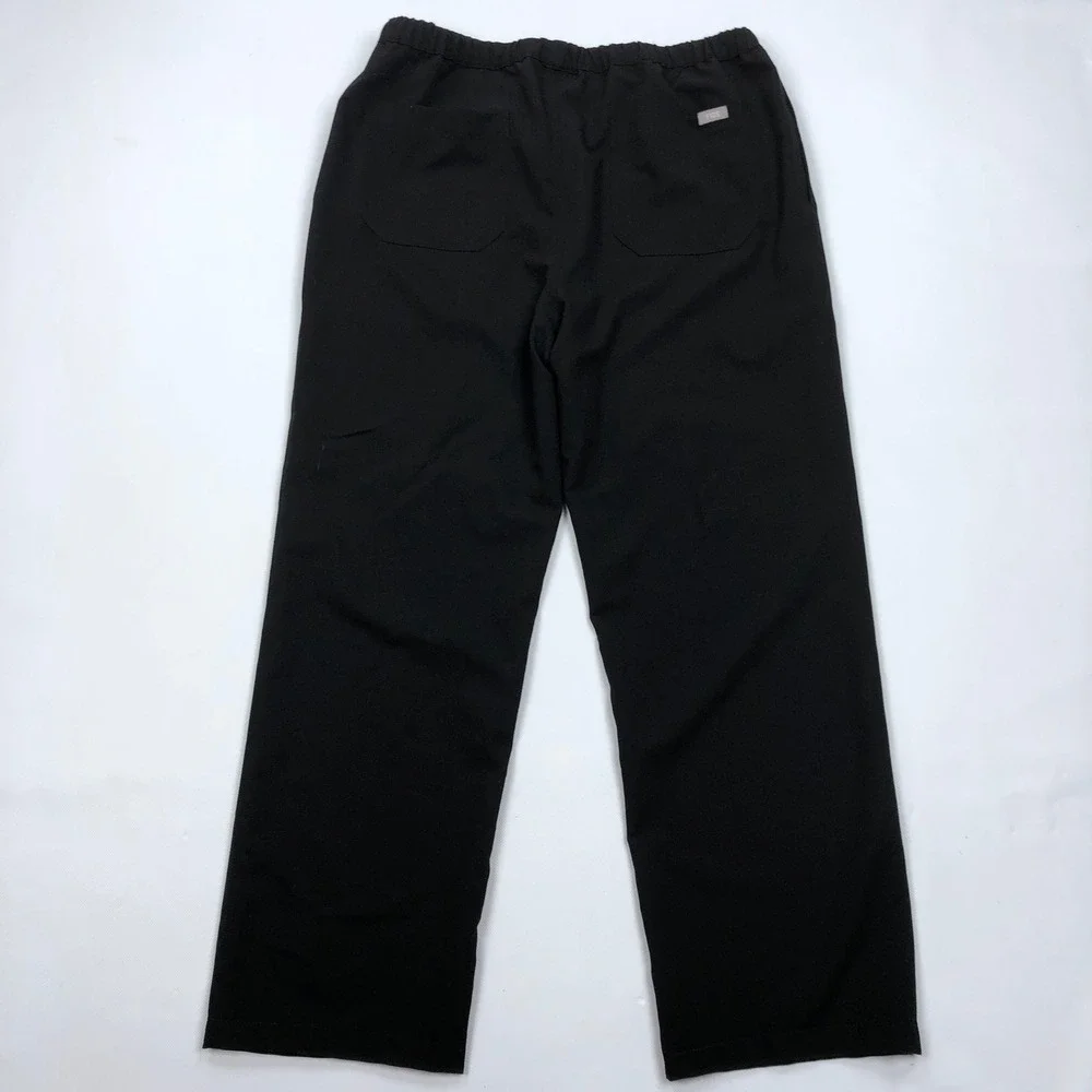 FIGS Mens Pisco Technical Collection Straight Leg Scrub Pants Black Large FM4500